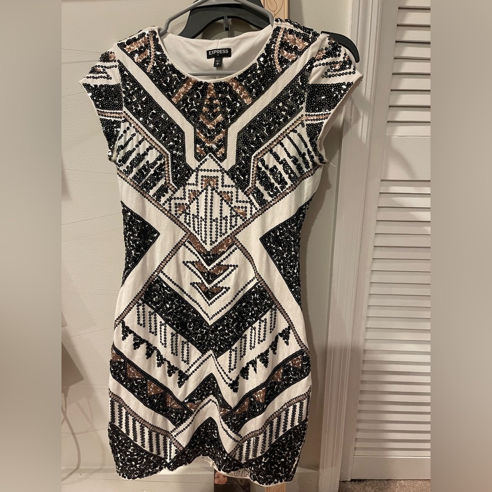 sequin dress